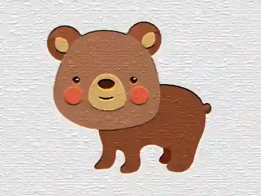 Igra Cartoon Bear Puzzle online