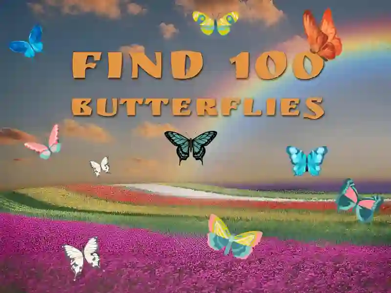 Igra Find 100 butterflies online