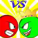 Igra Red ball vs green king online