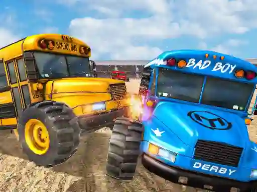 Igra School Bus Demolition Derby online