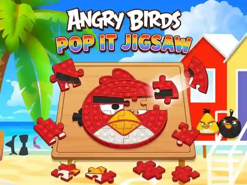 Igra Angry Birds Pop It Jigsaw online