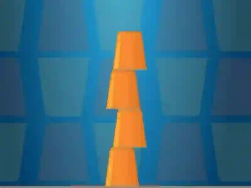 Igra Cups Tower Builder online