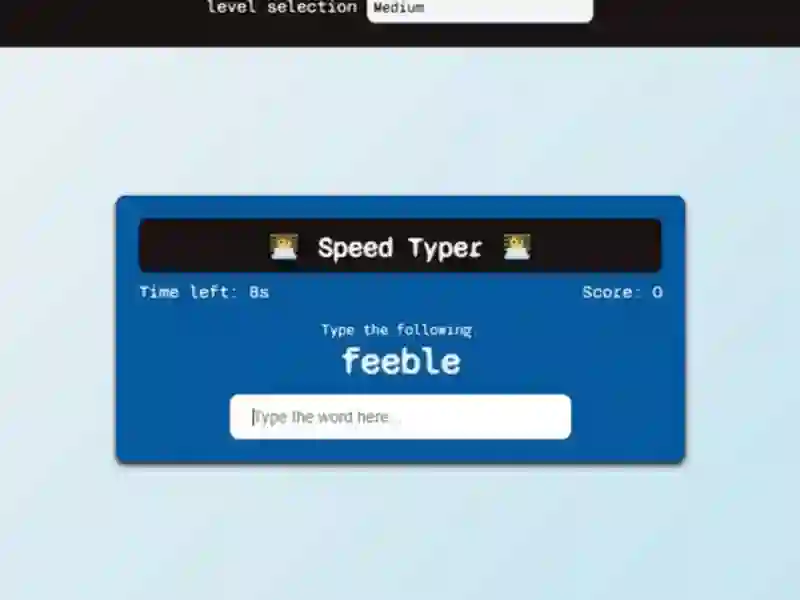 Igra Speed Typer online
