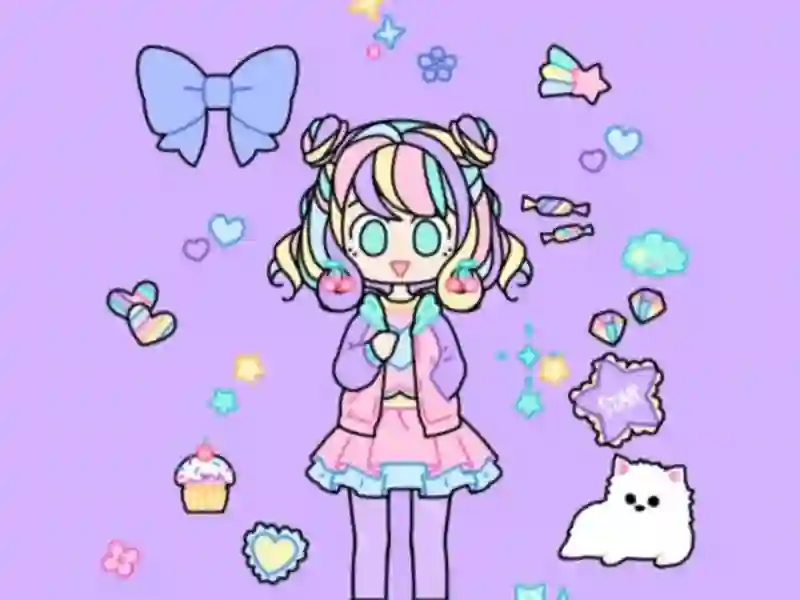 Igra Pastel Girl Dress Up online