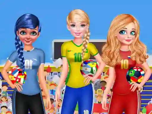 Igra BFF Princess Vote For  FIFA 2018 Quarter Finals online