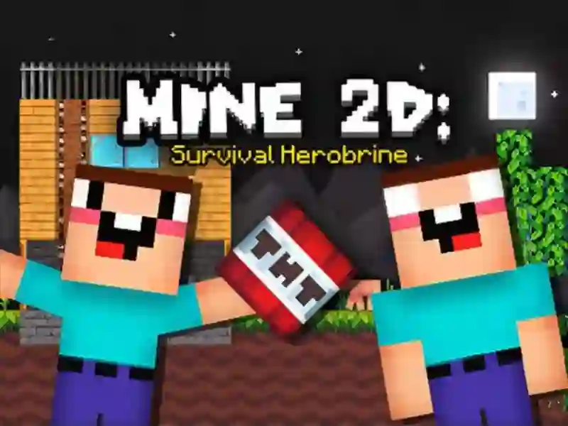 Igra Mine 2D Survival Herobrine online