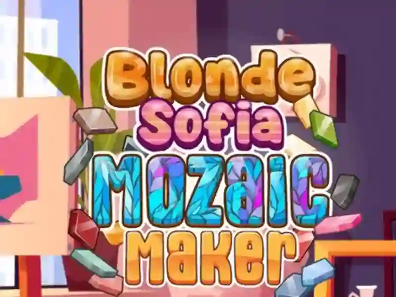 Igra Blonde Sofia: Mozaic Maker online