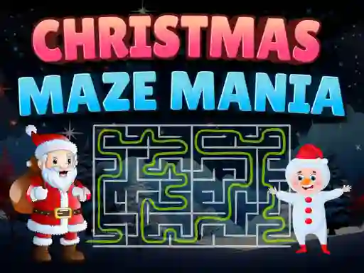Igra Christmas Maze Mania online