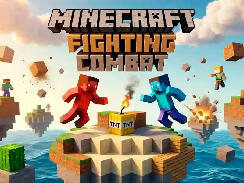 Igra Minecrafts Fighting Combat online
