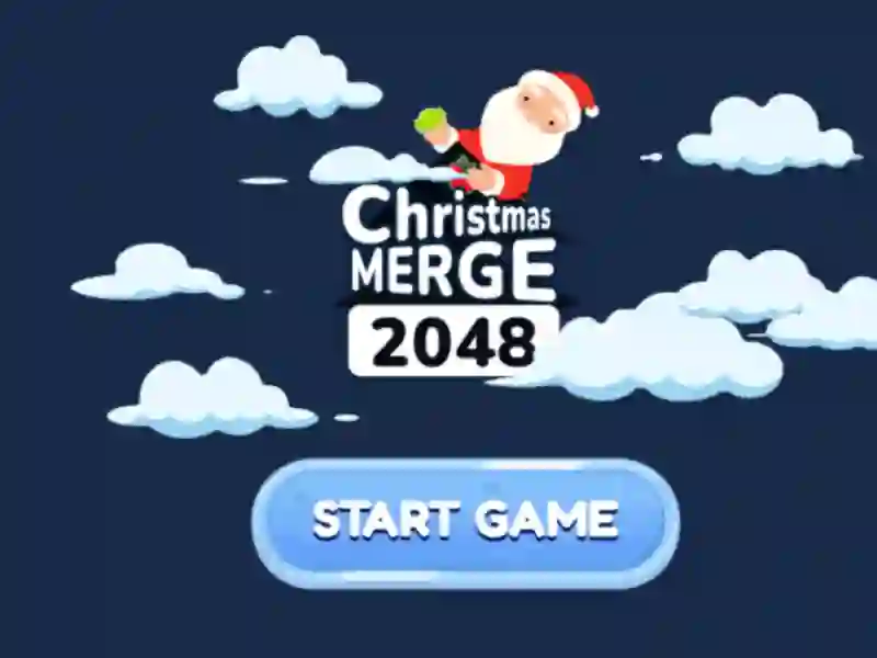Igra Christmas Merge 2048 online