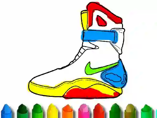Igra Back To School: Shoe Coloring online