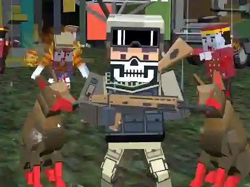 Igra MultiGun Arena 3D Zombie Survival online
