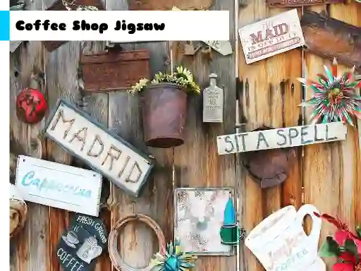 Igra Coffee Shop Jigsaw online