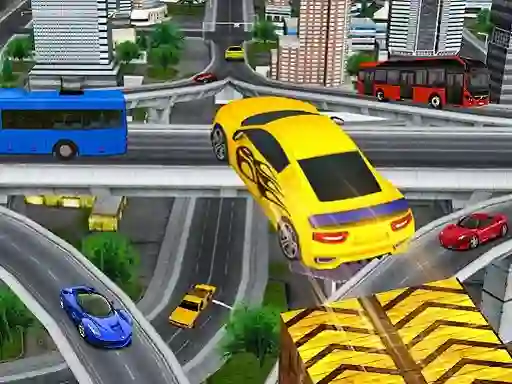 Igra Crazy Car Impossible Stunt Challenge Game online