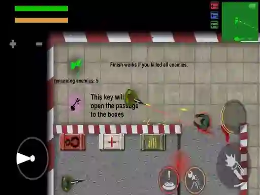 Igra Zombie War 2D online