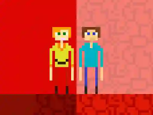 Igra Two Player Stick Steve and Alex online