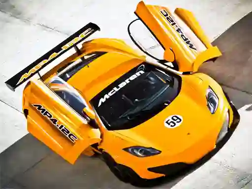 Igra McLaren GT3 Puzzle online