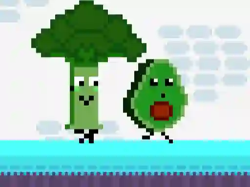 Igra Cat Chef vs Fruits - 2 Player online
