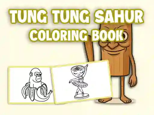 Igra Tung Tung Sahur Coloring Book online
