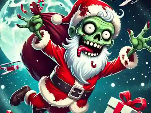 Igra Flappy Zombie Santa Christmas Game online