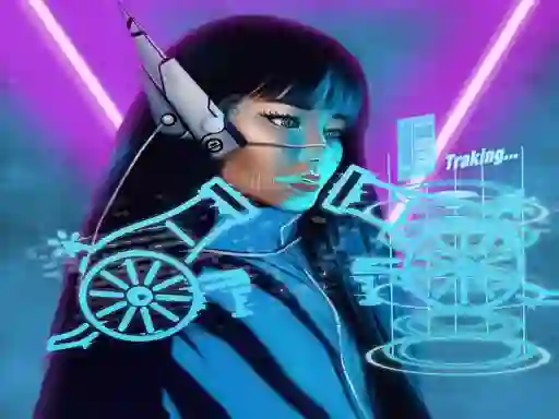 Igra Neon Cannon online