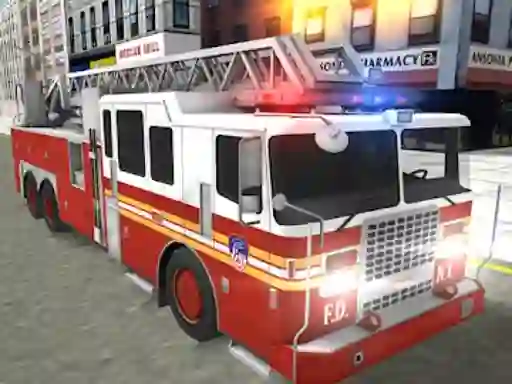 Igra Real Truck Fire Drive Sim online