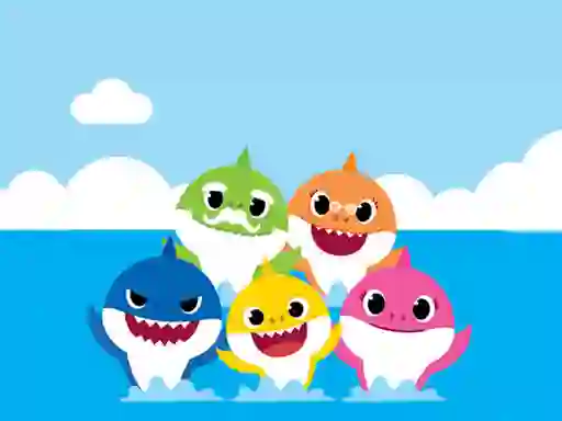 Igra Baby Shark Coloring online