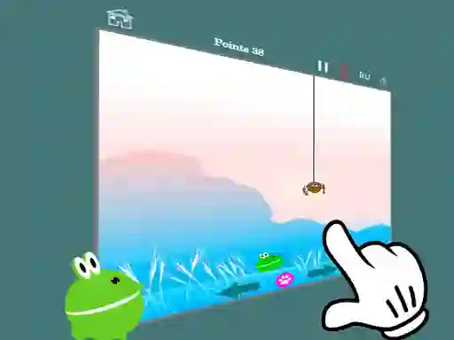 Igra Hunt feed the frog 2 online