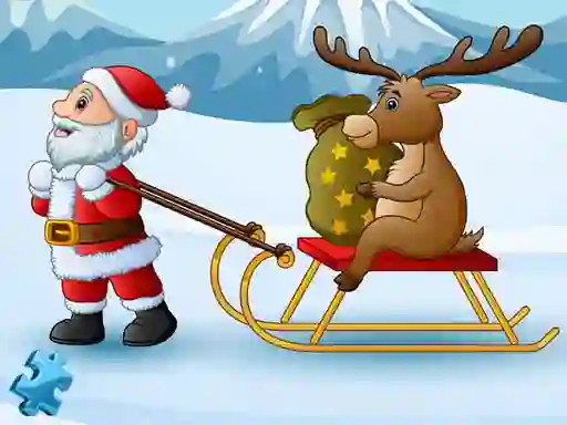 Igra Funny Santa Jigsaw online