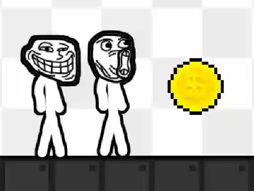 Igra Troll Stick Face Escape online