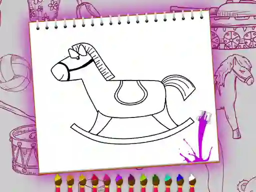 Igra Coloring Book: Toy Shop online