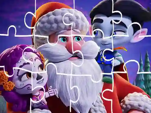 Igra Super Monsters Christmas Jigsaw online