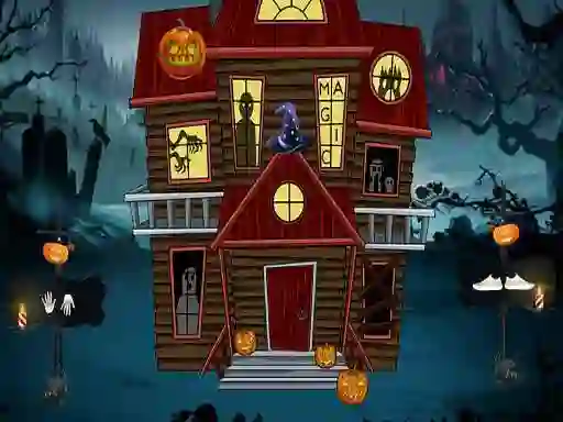 Igra Halloween Magic Lady Escape online