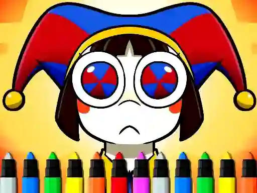 Igra Digital Circus Coloring Adventure online