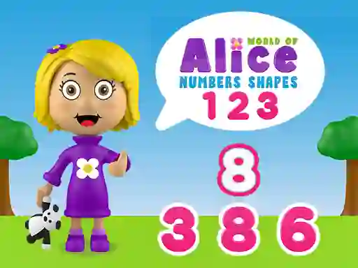 Igra World of Alice Numbers Shapes online