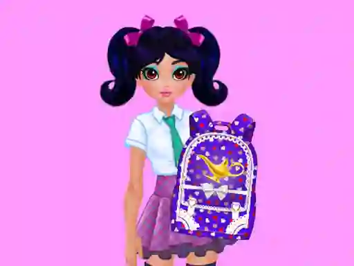Igra Jasmine and Elsa School Bag Design Contest online