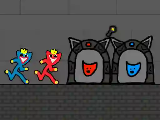 Igra Red and Blue Stickman Huggy 2 online