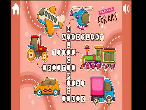Igra Crossword for Kids online