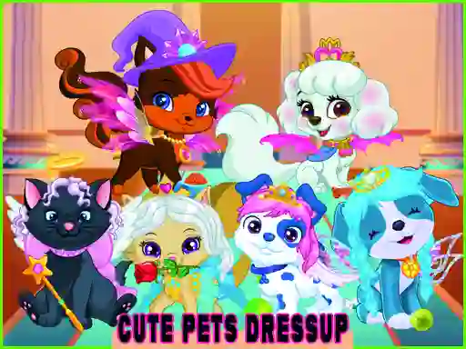 Igra Cute Pets Summer Dress Up online