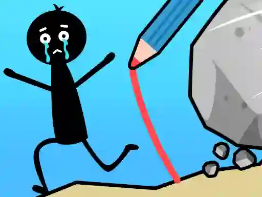 Igra Save The Stick: Draw Line online