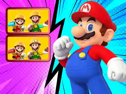 Igra Mario spot The Differences online