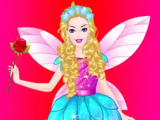 Igra Barbie Angel Dress up online