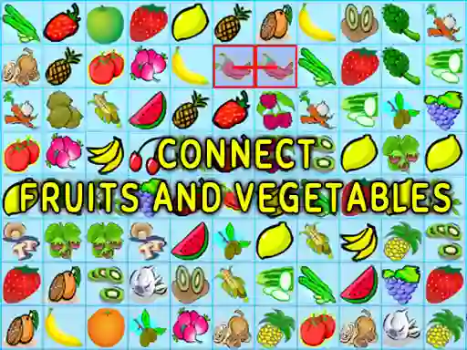 Igra Connect Fruits and Vegetables online