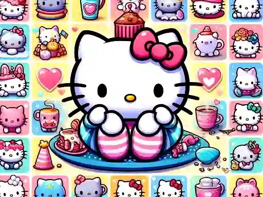 Igra Cute Kitty Memory Challenge online