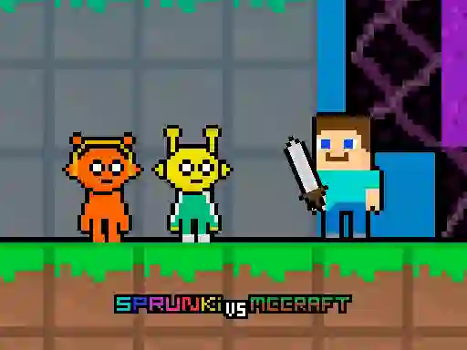 Igra Sprunki vs MCCraft online
