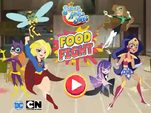 Igra DC Super Hero Girls Food Fight online