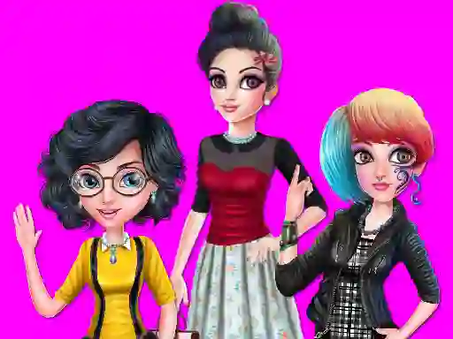Igra College Girl Squad Fashion Dressup online
