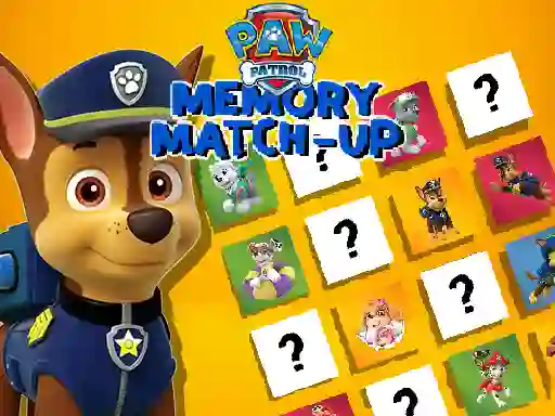 Igra Paw Patrol Memory Match Up online