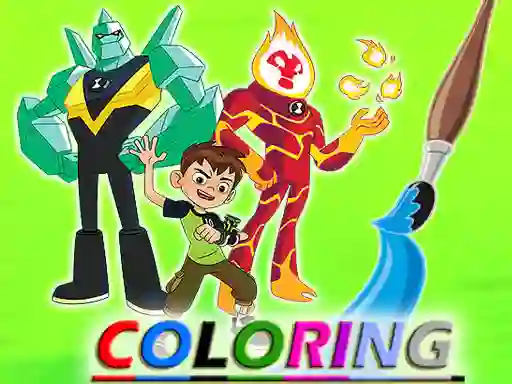 Igra Ben 10 Coloring online