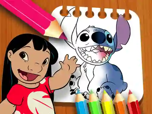 Igra Lilo and Stitch Coloring Book online